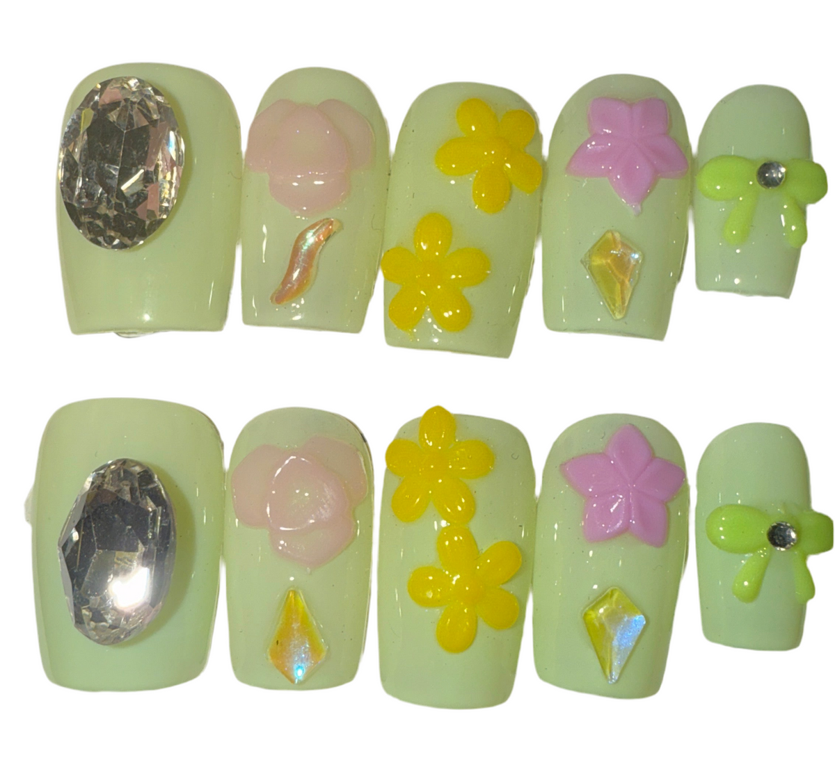 3D Fluorescent Green