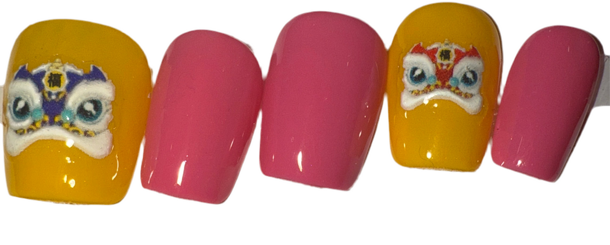 Yellow And Pink Owls