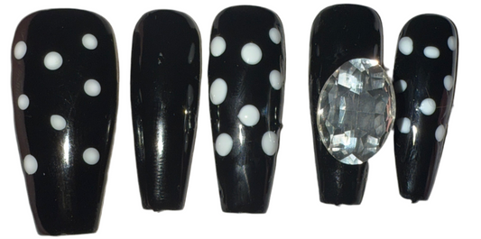 Black And White Polkadots