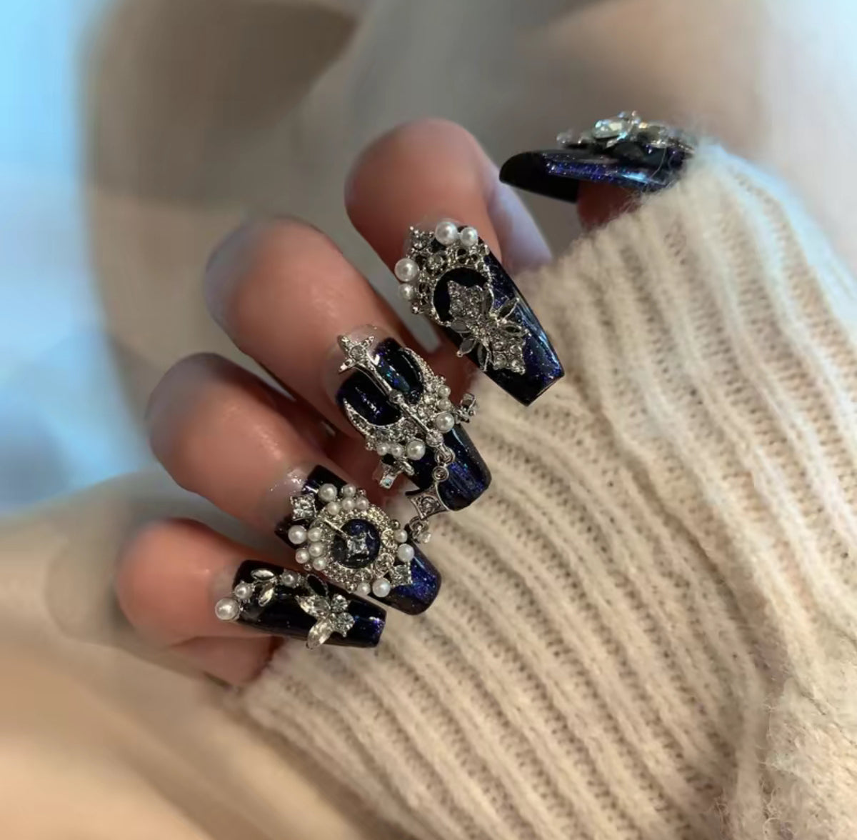 3D Navy Blue