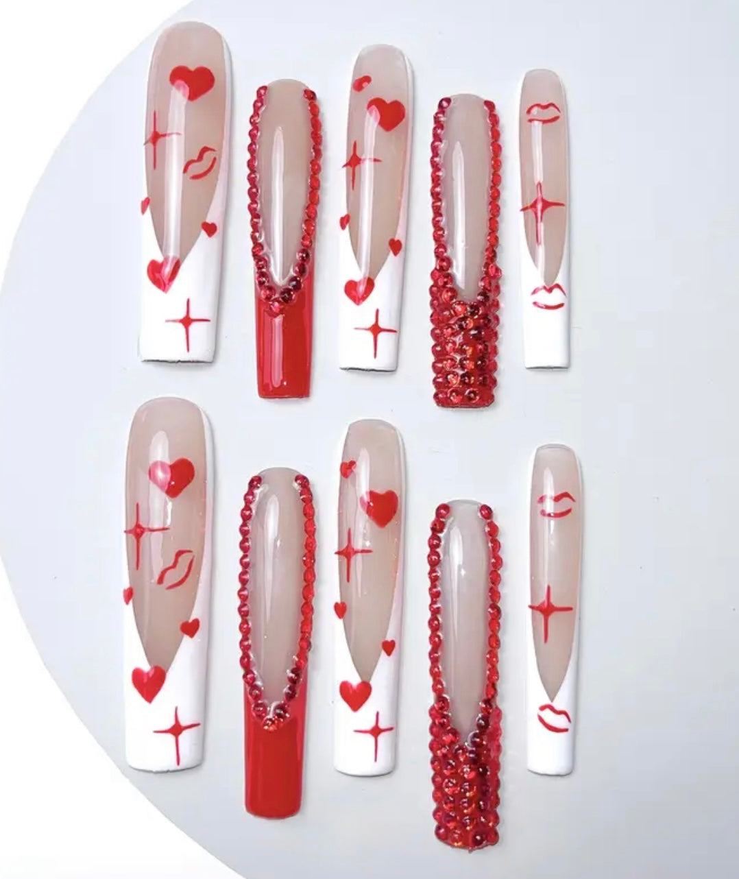 Red And White French Kiss
