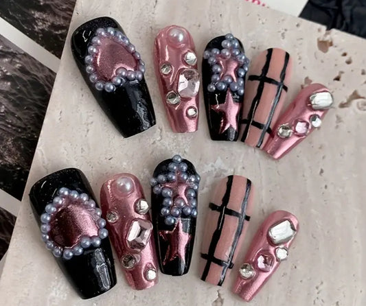 Pink Crome Hearts