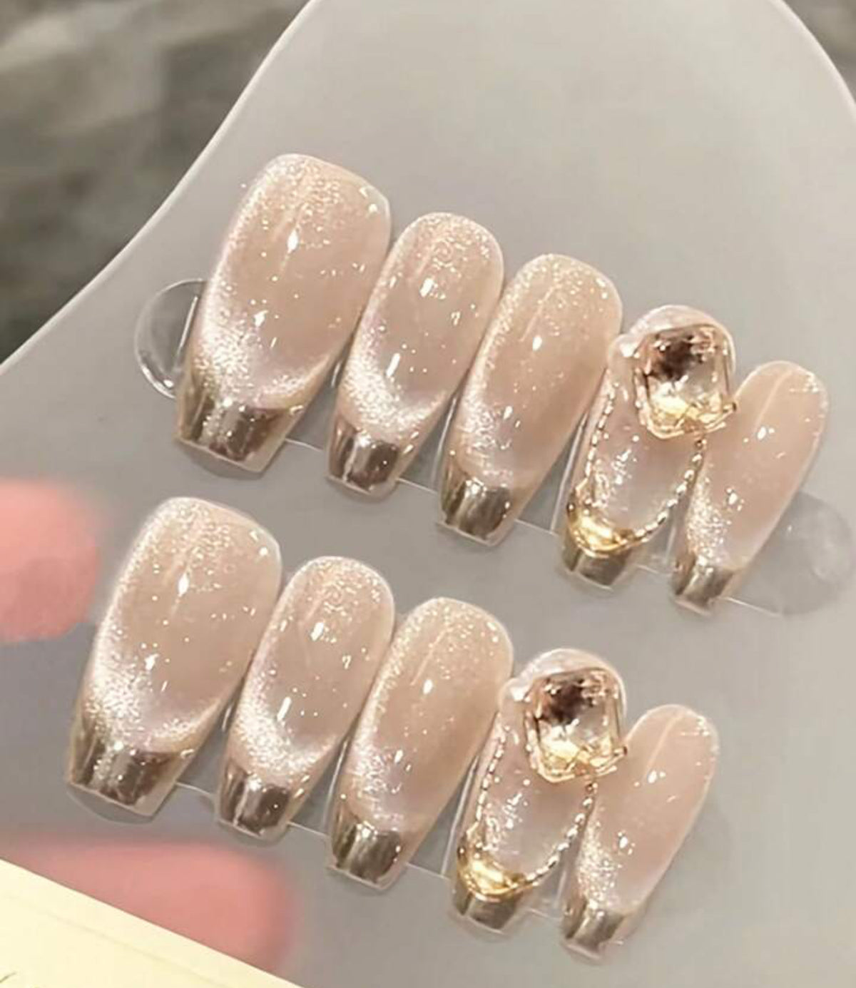 Gold Chrome And Cat Eye