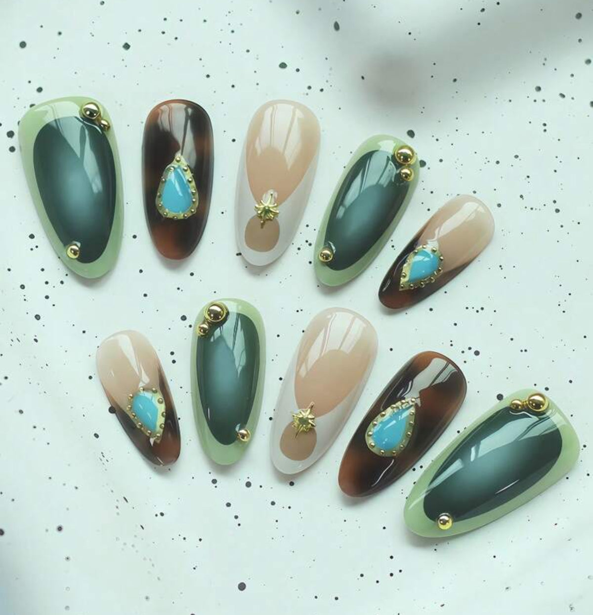 Green And Brown Design