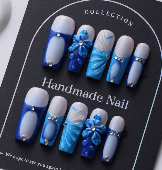 3D Blue French