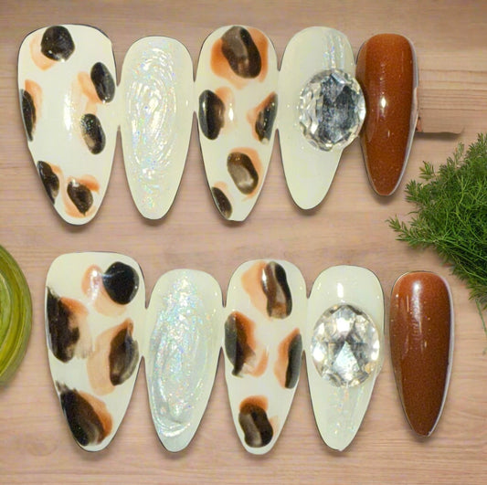 Brown And White