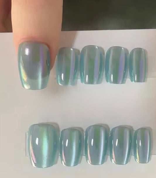 Teal Cat Eye